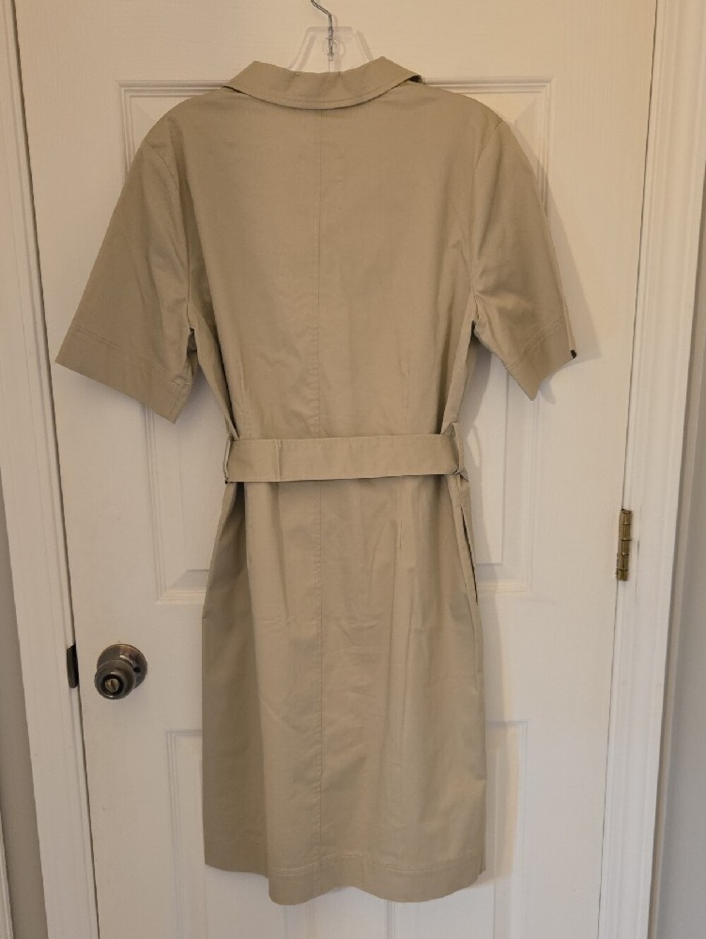 Part Two Tan Shirt Dress with Tie Belt - Picture 9 of 9